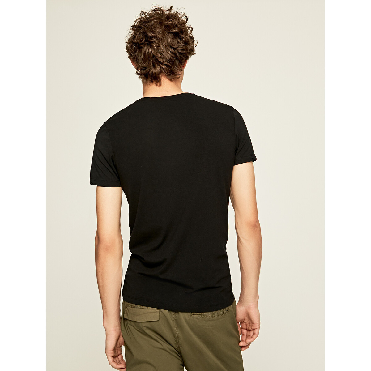PEPE JEANS<br>Camiseta com gola redonda Original Stretch