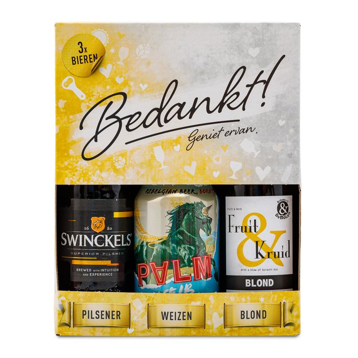 Bedankt | Bierpakket | 3 x 33 cl