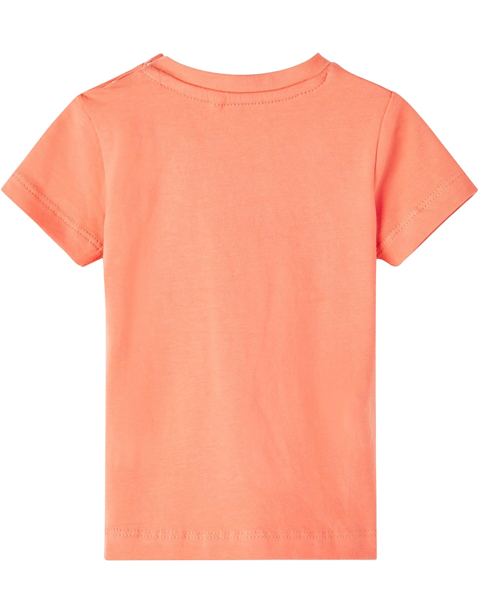 T-Shirt NBMFUNO - LION in coral