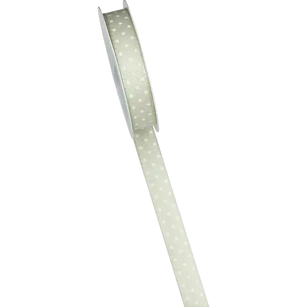 Geschenkband Punkte 15mm / 4m 2xm,1xr