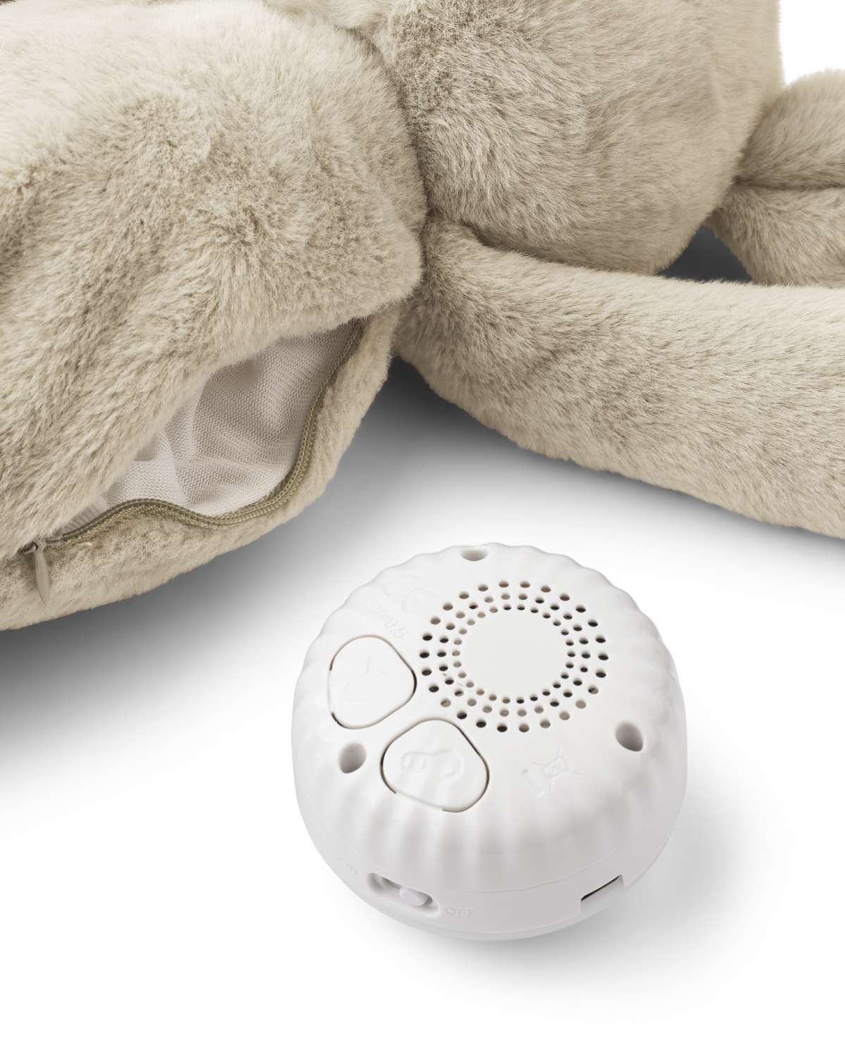 Bamse m/ Lyd og Nattlampe | Hattie Humming Teddy