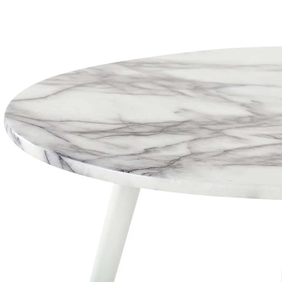 GUTIERE - Eettafel - Wit - MDF