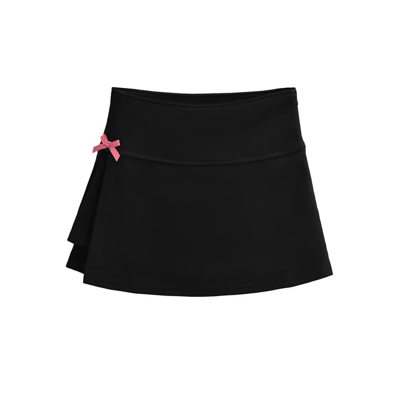 Bazer - Minirok met hoge taille en striksplit