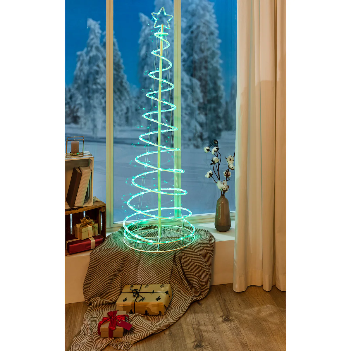 viva domo - LED-Spiral-Tannenbaum