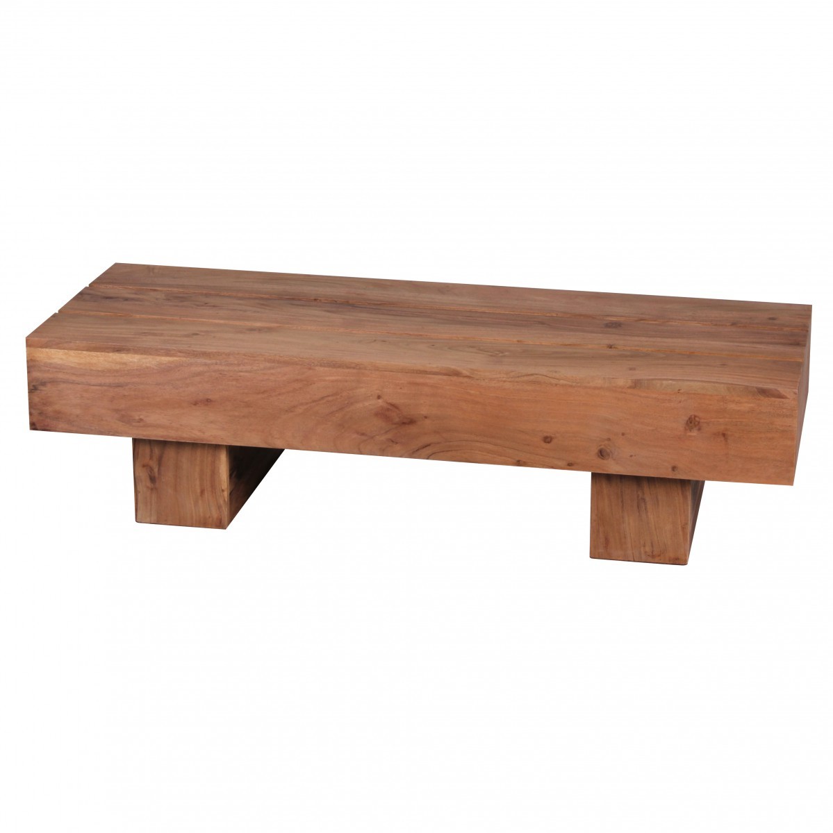 Couchtisch - Akazie massiv lackiert - 120x30 cm