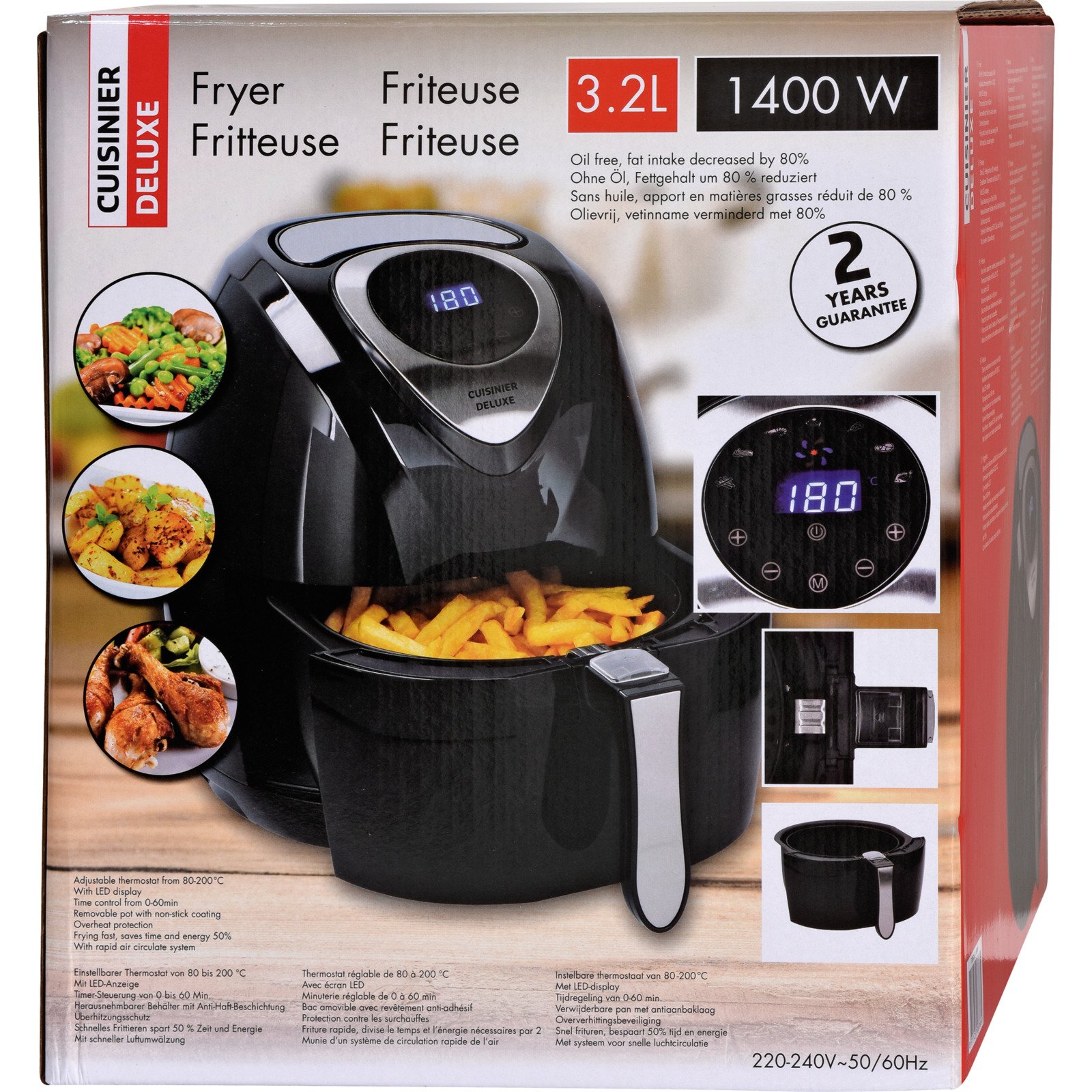 Fritteuse Air 3,2 Lt.