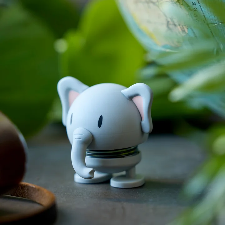Hoptimist - The Big Five Soft, Elephant, S, grau