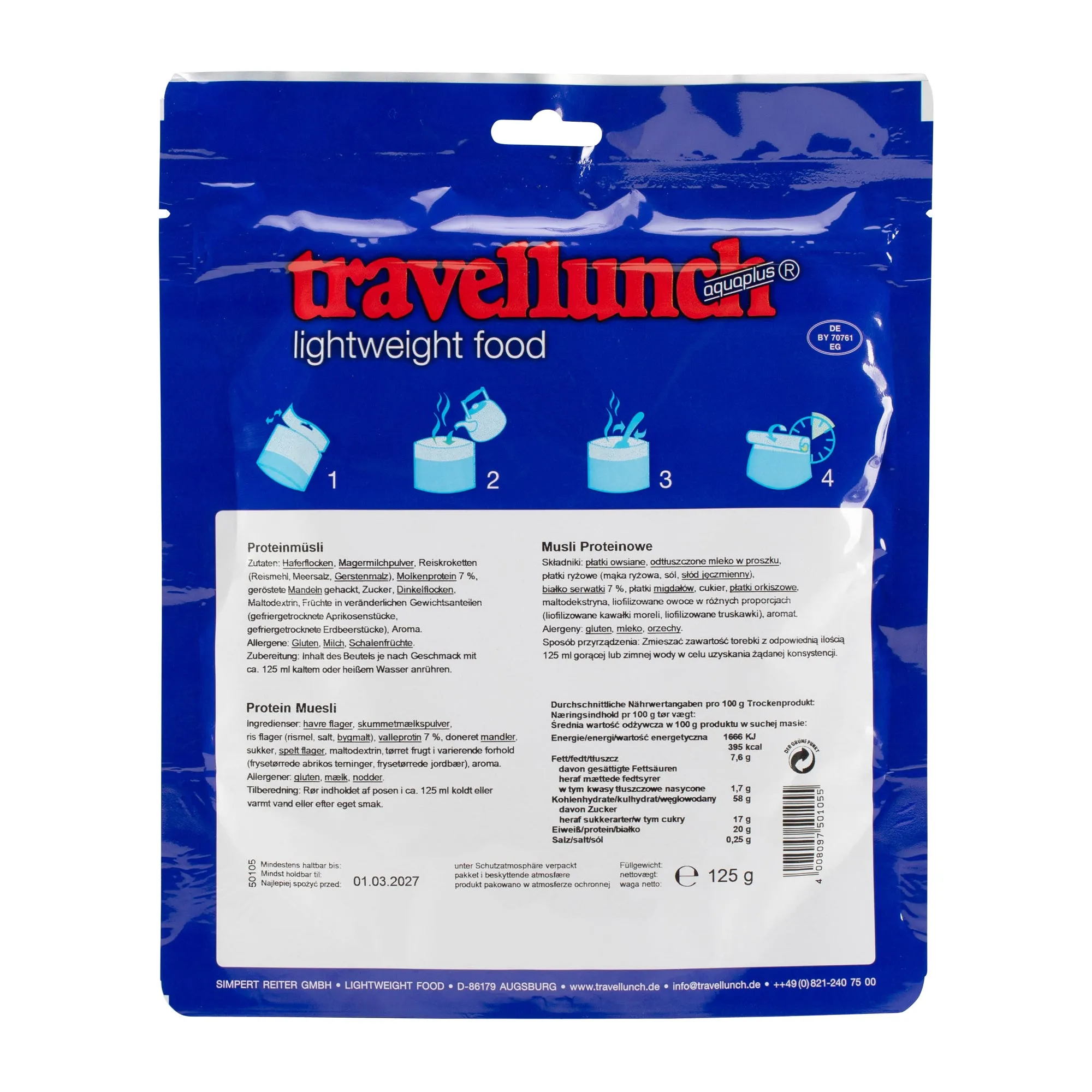 Travellunch -  Proteinmüsli