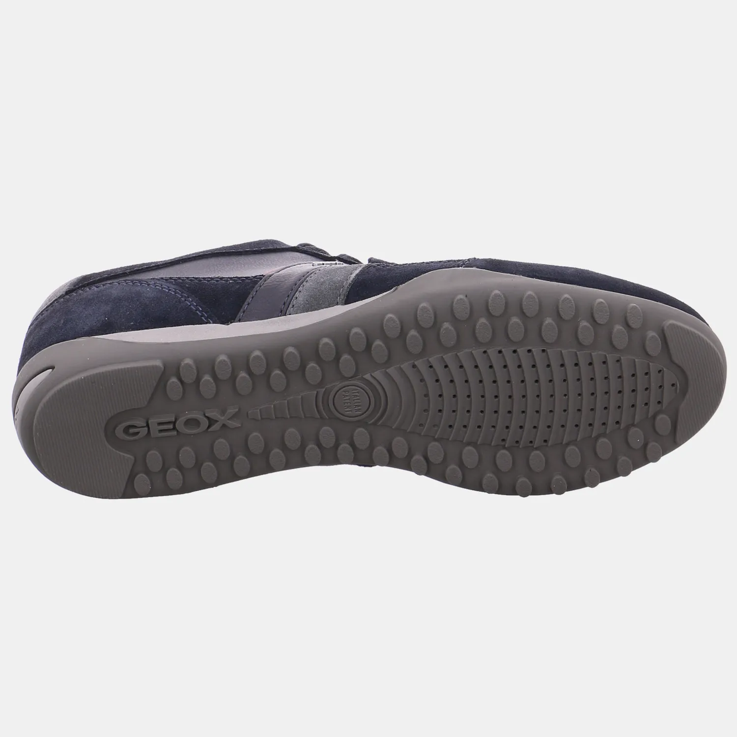 GEOX Halbschuhe Sneaker Blau Leder