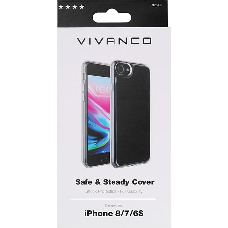 Vivanco iPhone SE-2020/8/7/6S/6 cover - transparent