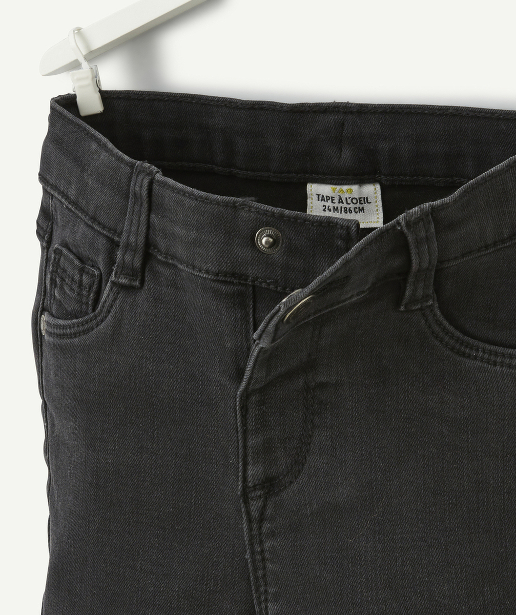 JEAN SLIM BÉBÉ GARÇON EN VISCOSE RESPONSABLE NOIR