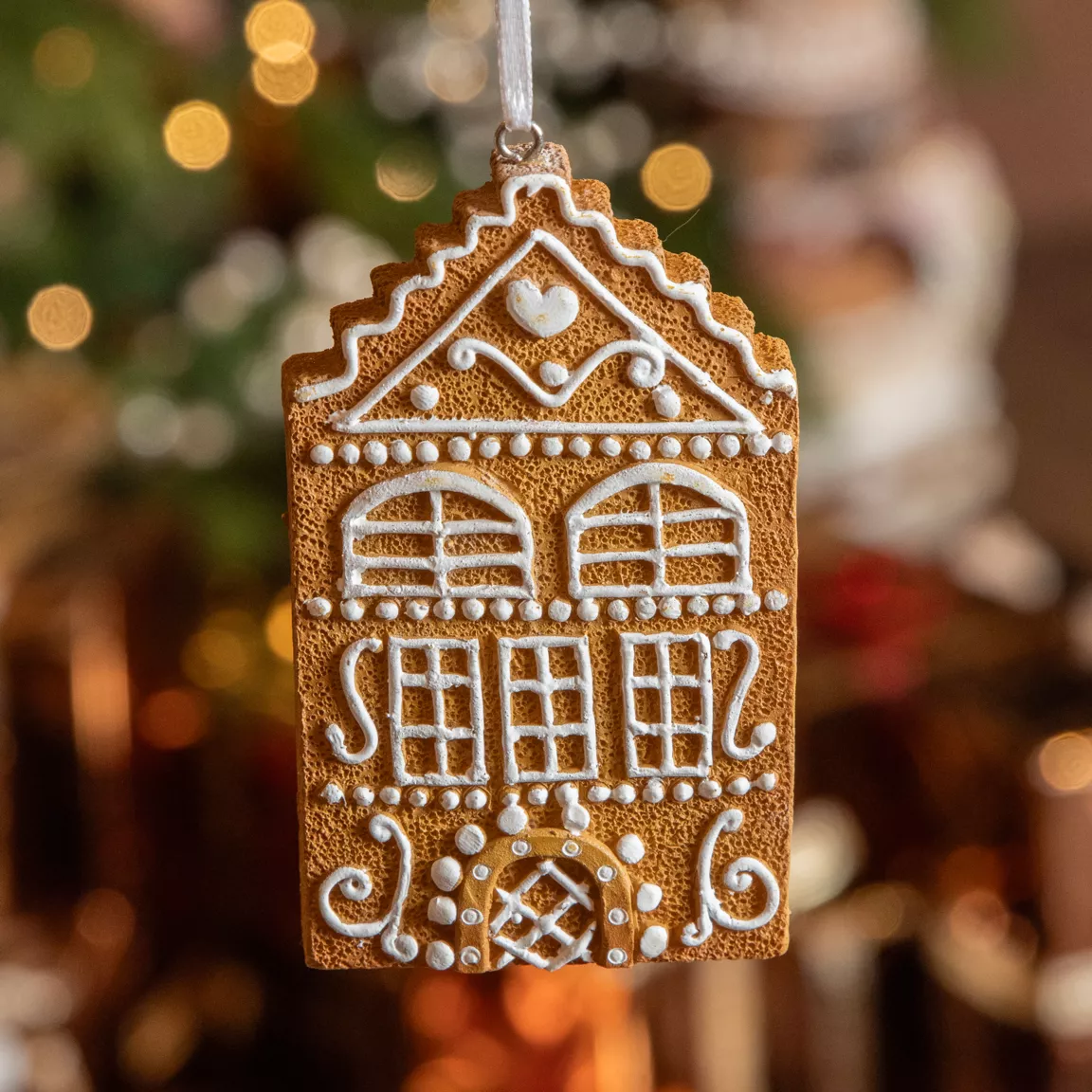 Maisonnette à suspendre (H10 cm) Délice sucré de Noël