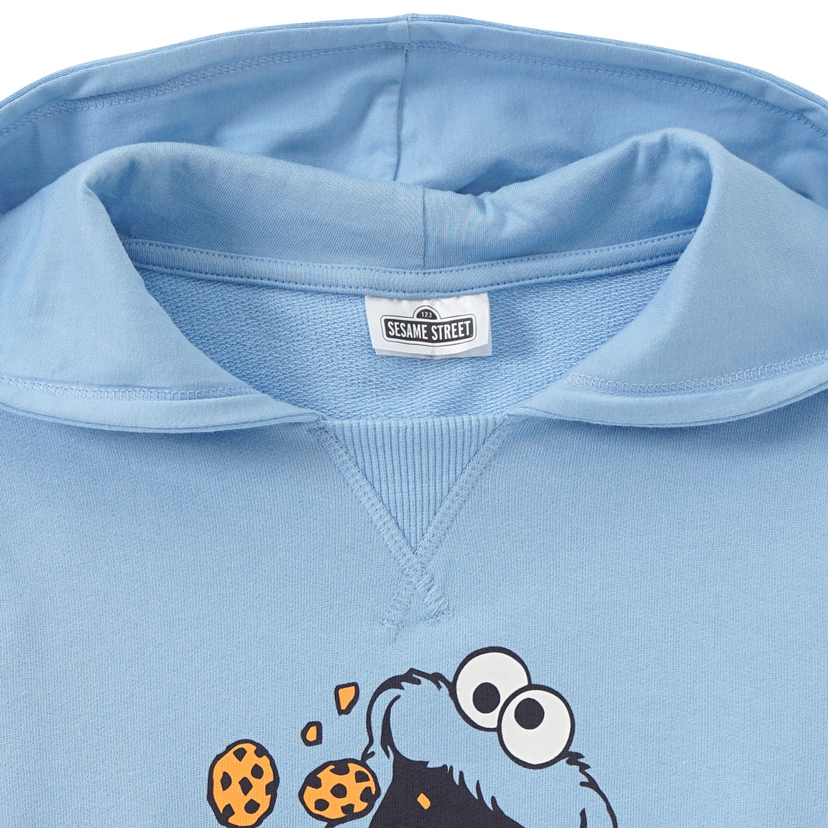 Topolino Sesamstraße Hoodie mit Print hellblau