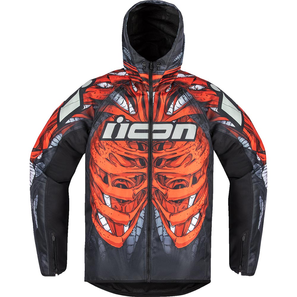Icon - Blouson Airform Manik'R™ Noir / Rouge