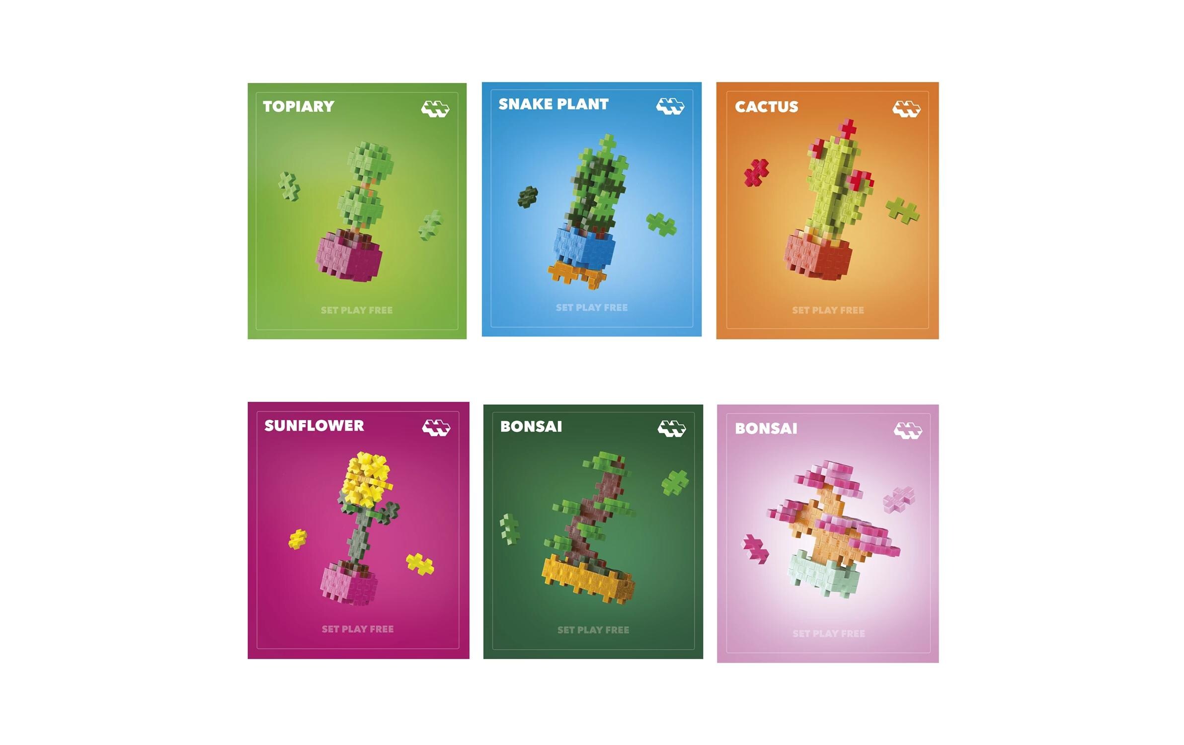 Bausteinmodell Display 36 Kreativ Pflanzen/BlumensetKonstruktionsspielzeug