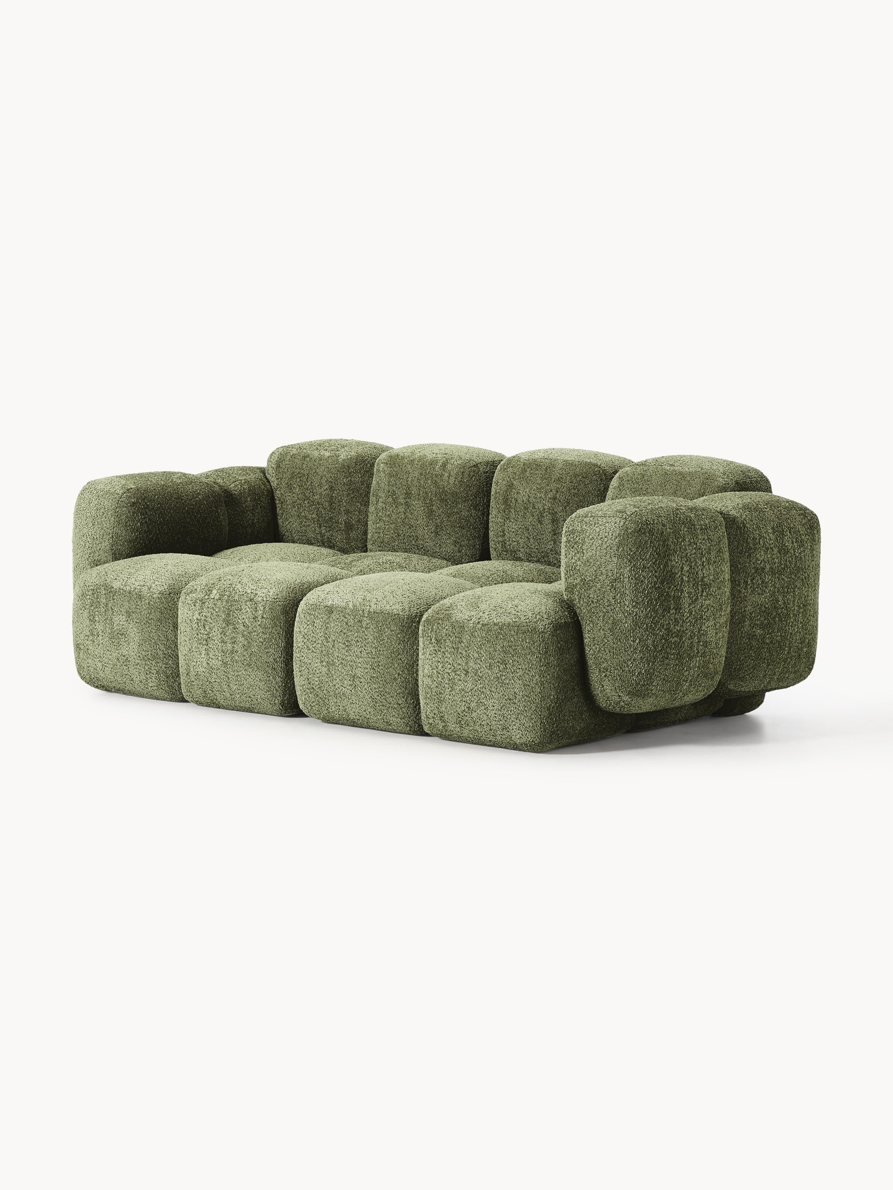 Modulaire teddy bouclé bank Tayla (3-zits)