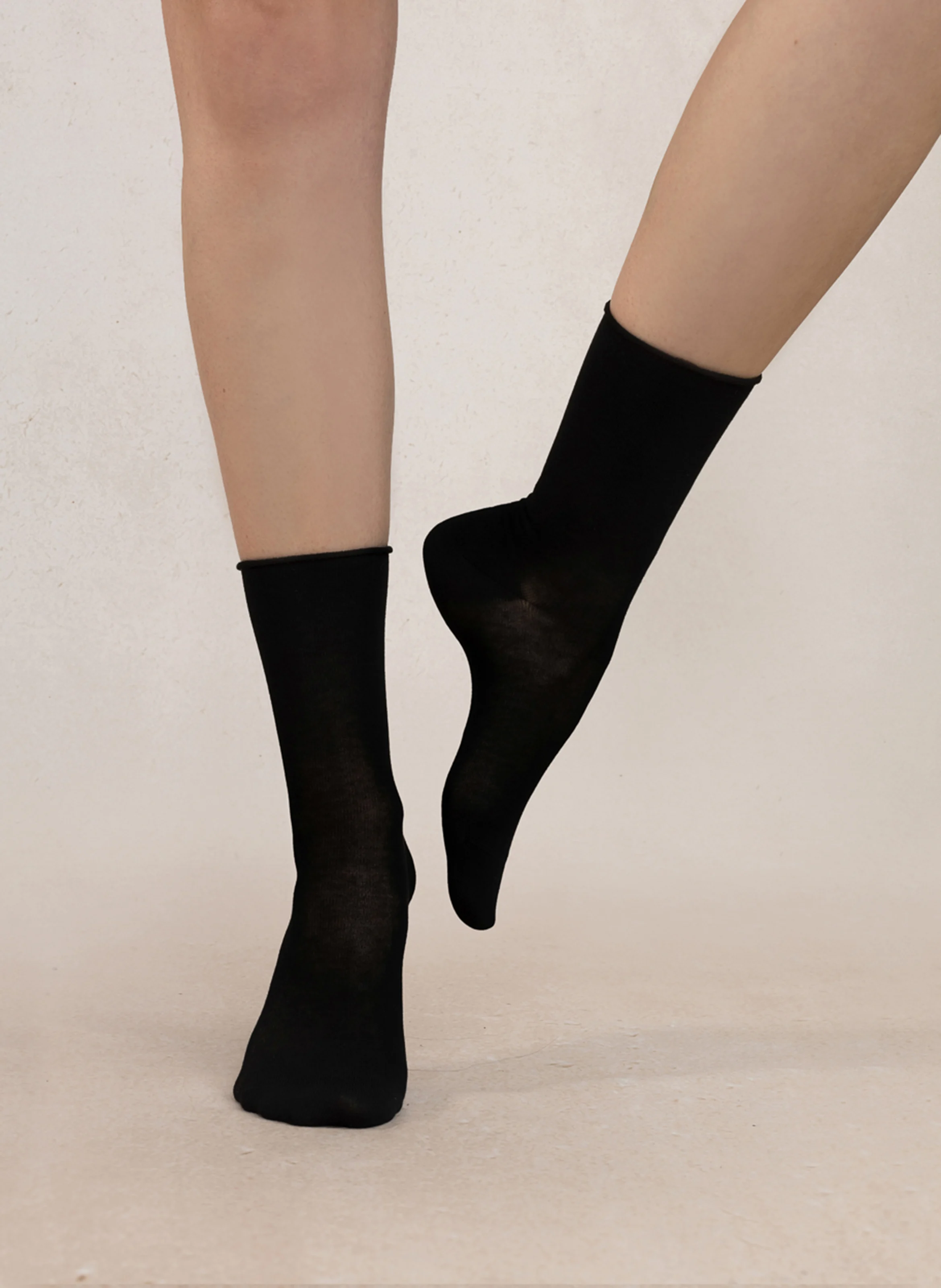 FLEUR DE PEAU - Chaussettes en coton mélangé | Noir