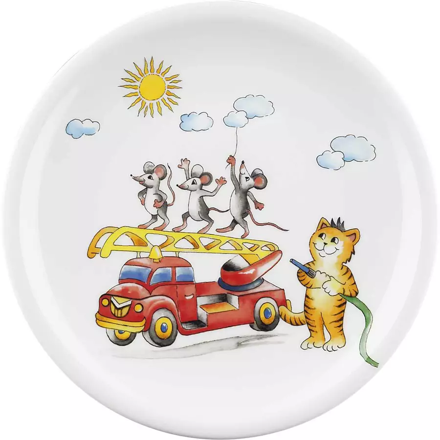 Seltmann Weiden Kindergeschirr Set Compact Flinke Flitzer bunt
