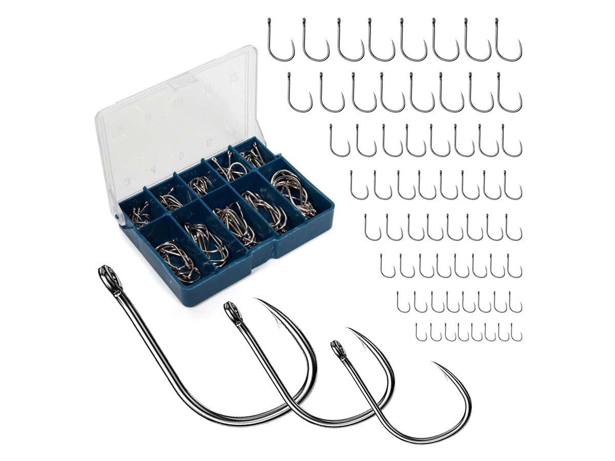 Fish-Xpro vishaken met oog - Set van 80
