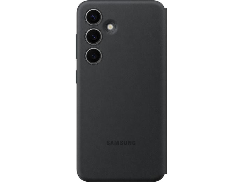 Samsung Book Cover Smart View Galaxy S24 Schwarz Schutzhülle mit Touch-Interface für das Samsung Galaxy S24