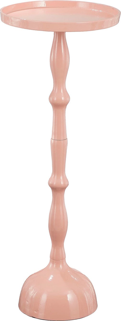 Mica Decorations bijzettafel Duco roze D 25 H 66 cm