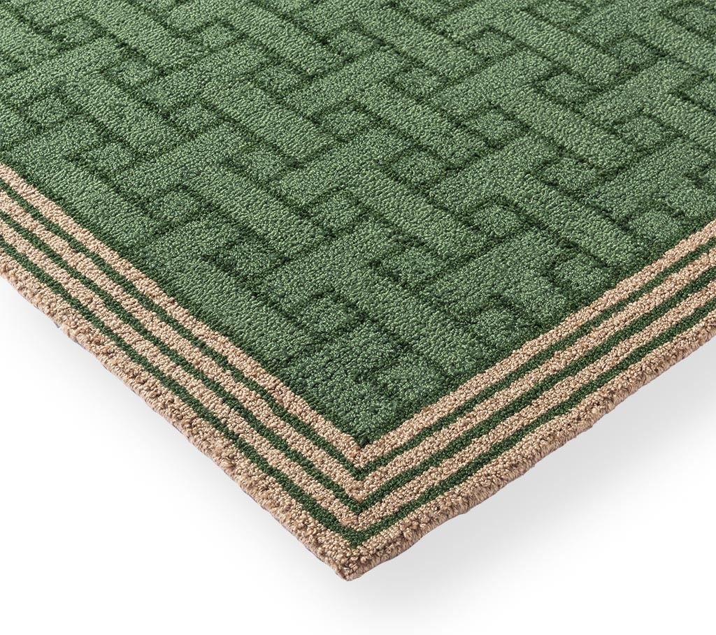 Buitenkleed TB T Monogram Jade Green 455807 Outdoor  | Brink & Campman