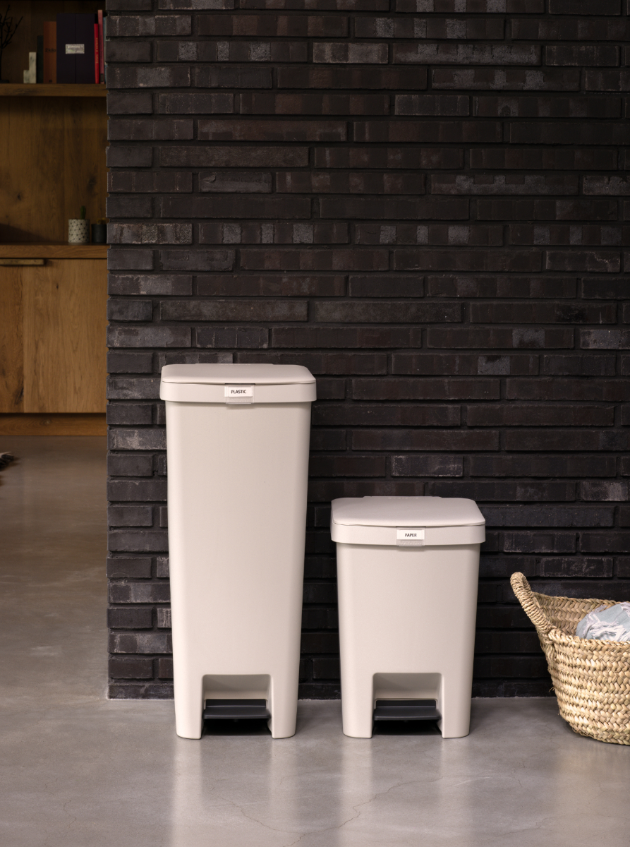 StepUp pedaalemmer, 40 liter - Soft Beige