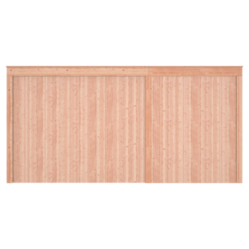 Tuinhuis Douglas 495x255cm a-symmetrisch