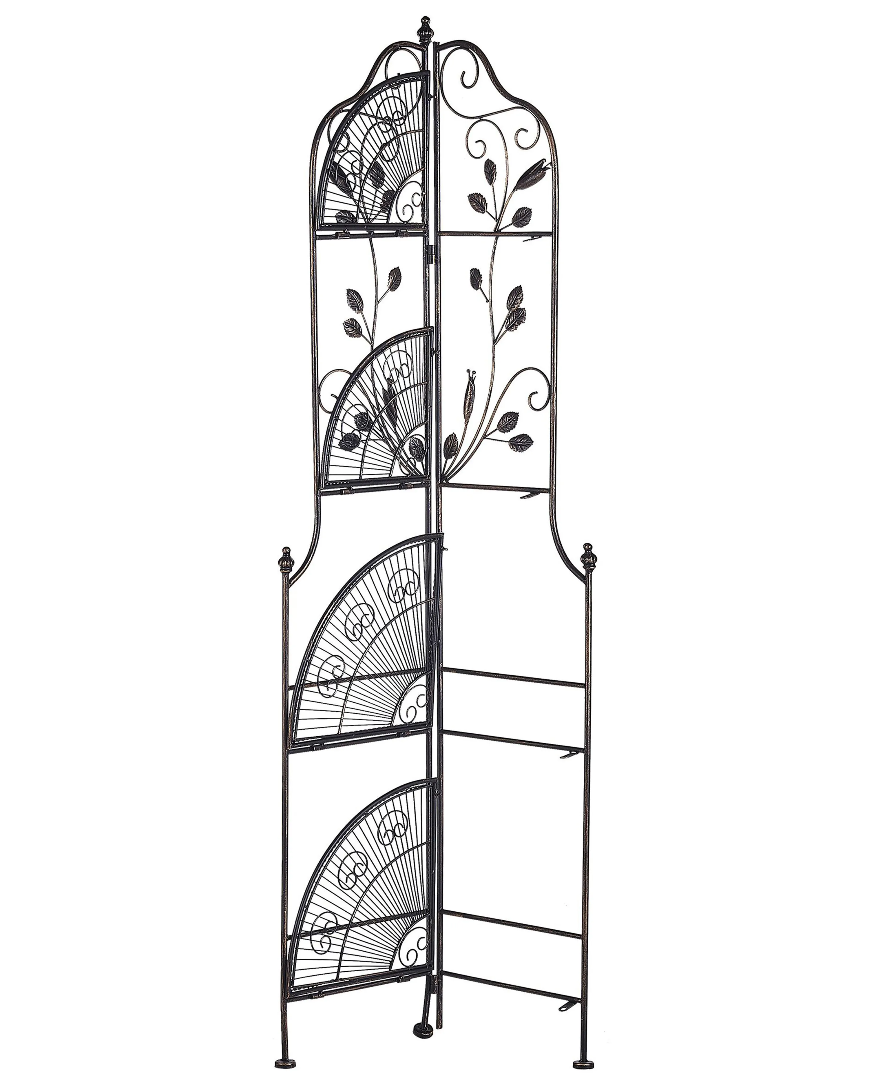 Hoekrek SIDERNO Metaal 35 cm 35 cm Zwart
