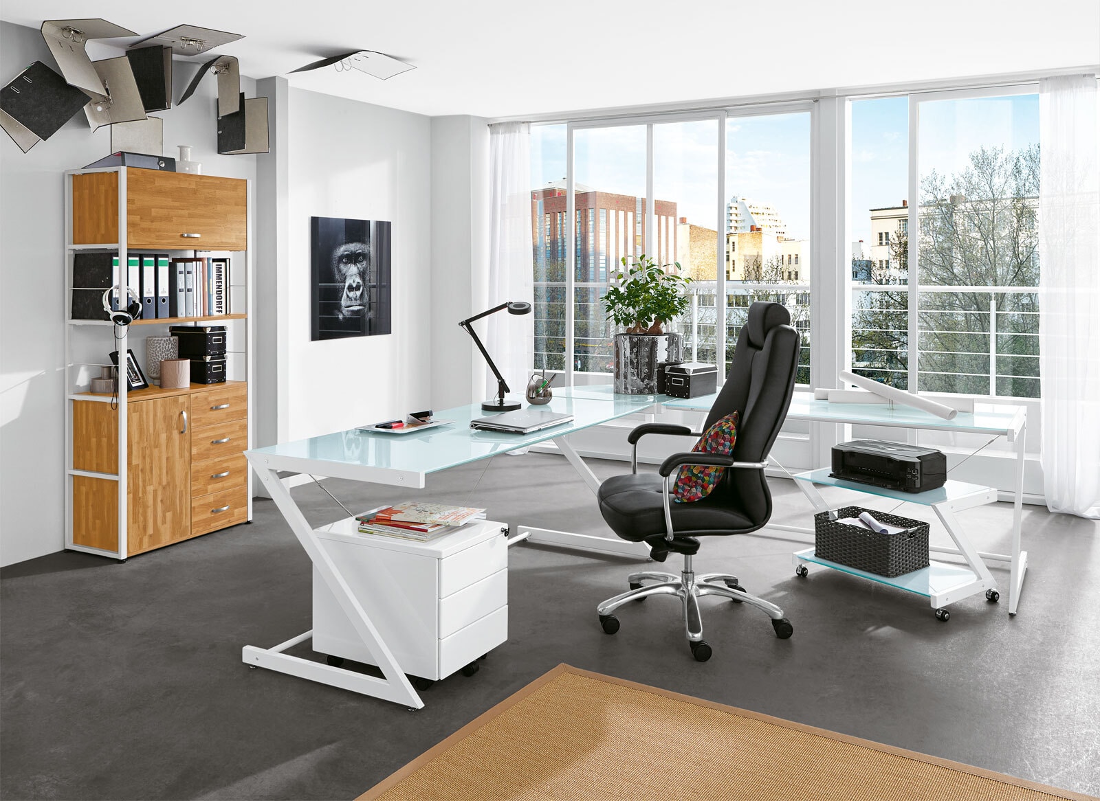 Chefsessel SONATA Leder Schwarz