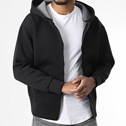 Veste Zippée Capuche UY903 Noir