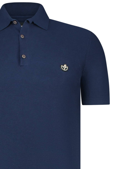 BlueFields blauwe heren polo