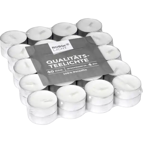 Teelichte 40er-Pack