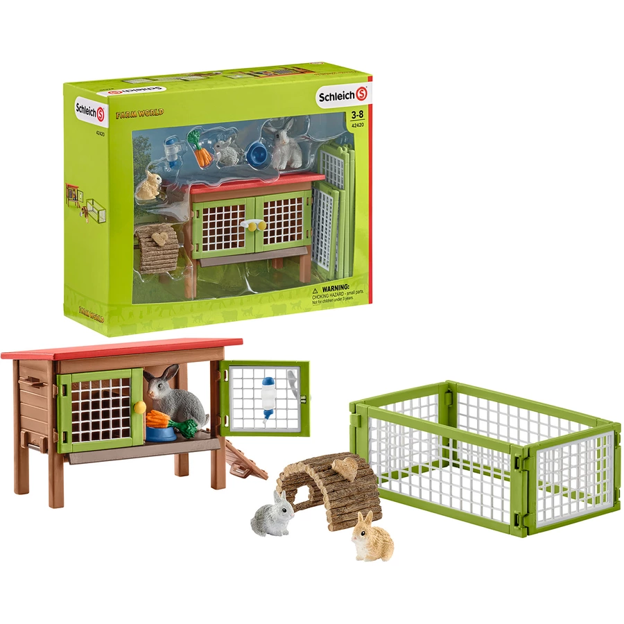 schleich® Farm World Kaninchenstall 42420