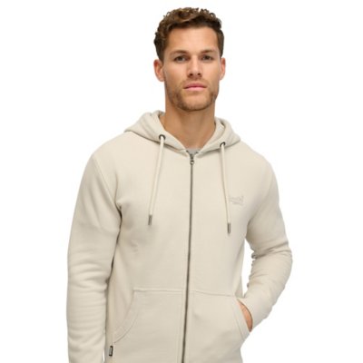 Sweatshirt zippé à capuche homme Essential Logo SUPERDRY