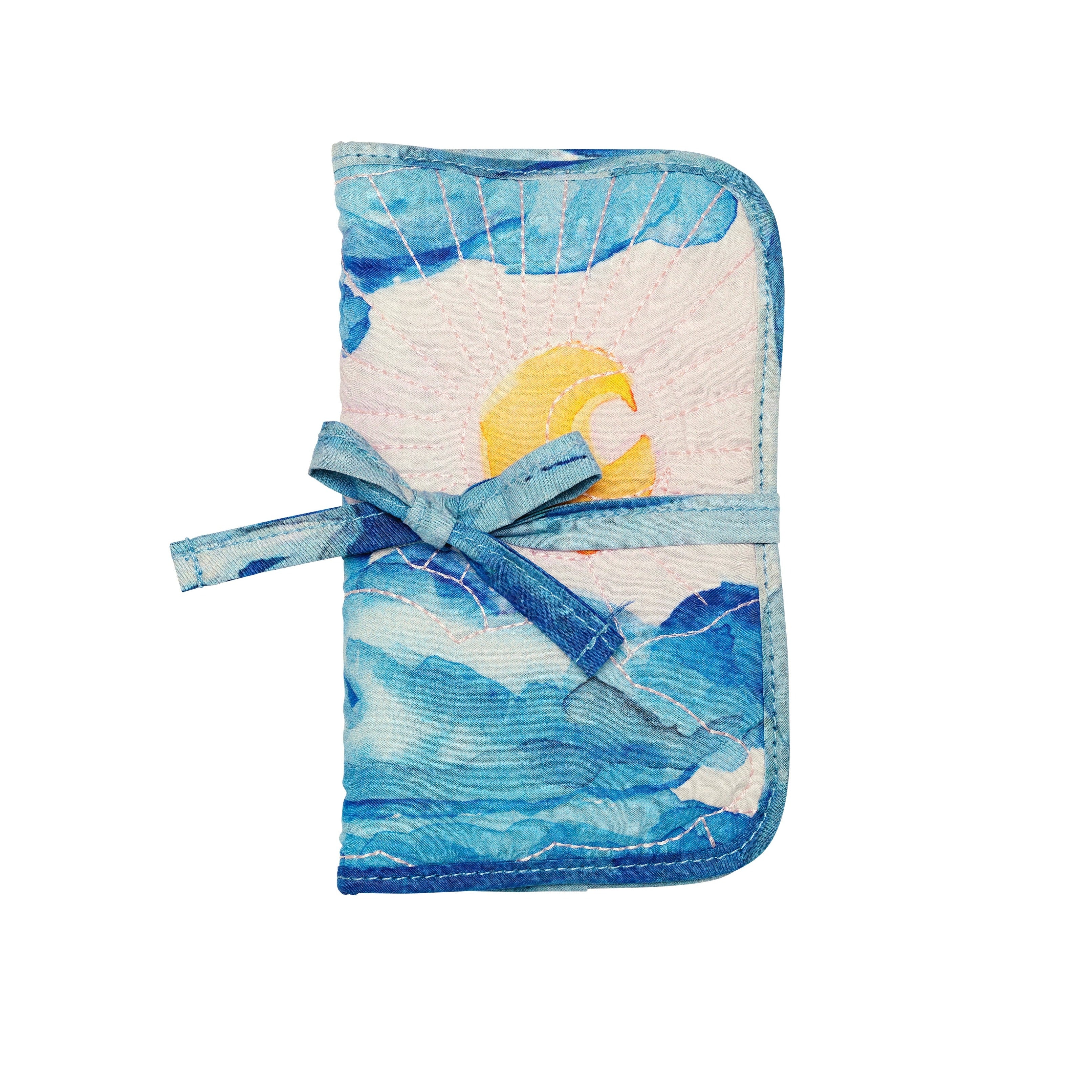 Maanesten  Moonshine Rose smykke clutch - blå