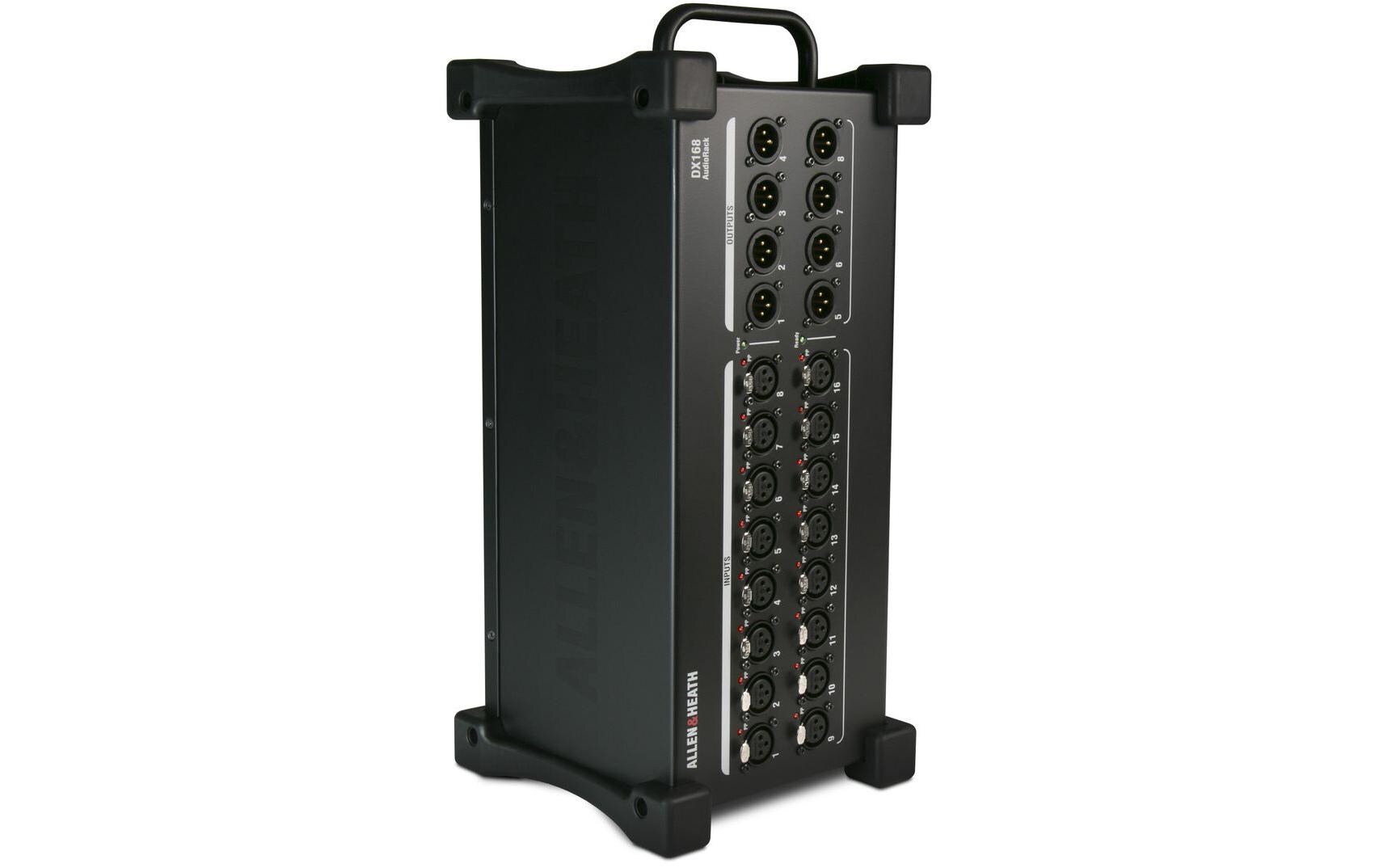 DX168 AudioRack<br>Tragbarer DX-Expander 16 XLR-Eingänge / 8 XLR-Ausgänge
