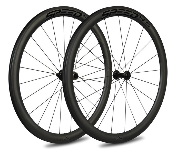 Veltec Speed 4.5 Carbon Hjulsæt til Fælgbremse Matsort
