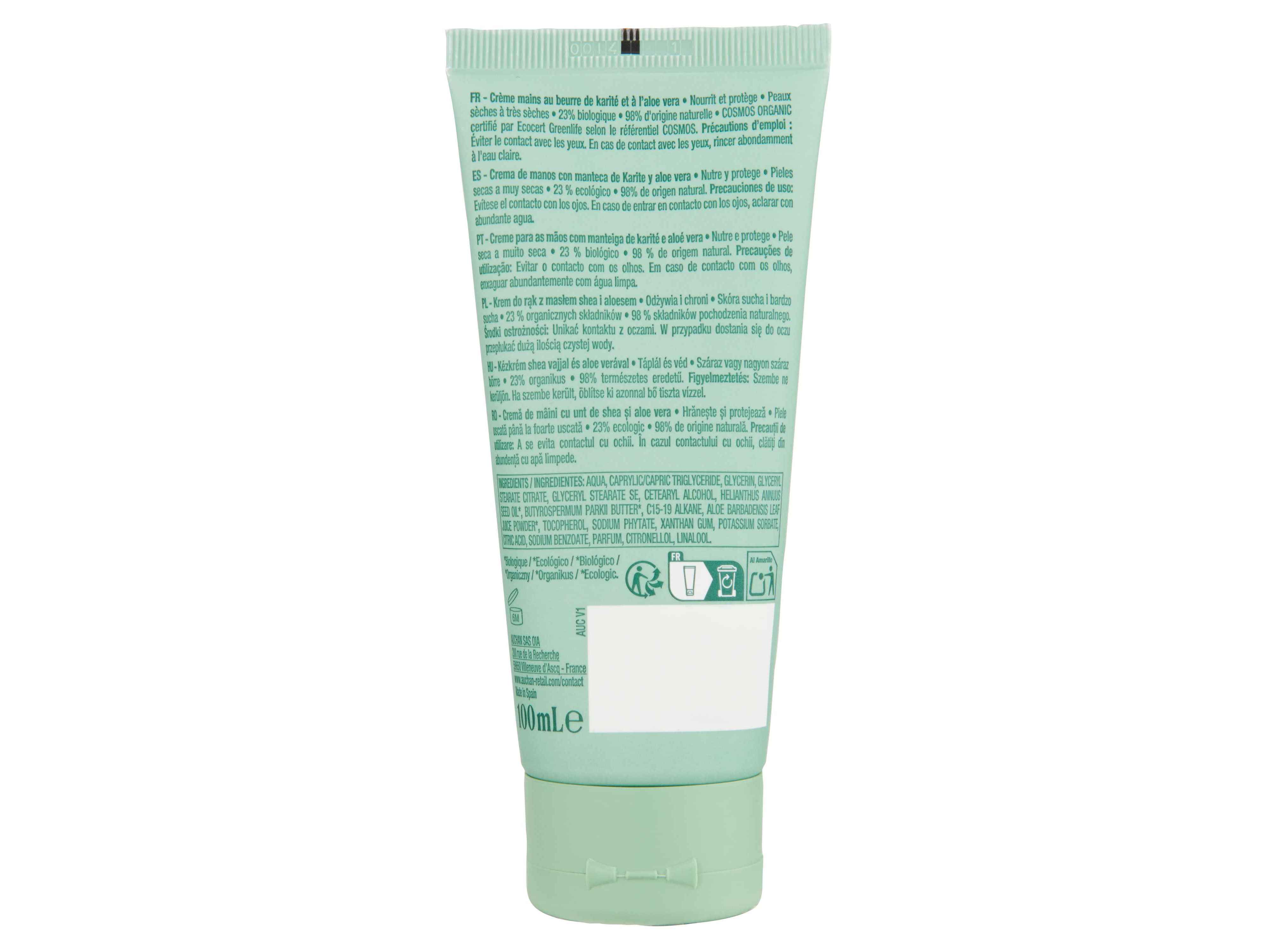 CREME DE MÃOS COSMIA BIO NUTRE E PROTEGE 100ML