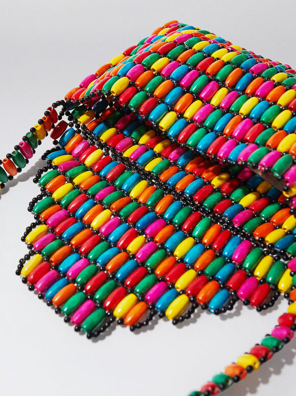 Bolsa De Hombro Madera - Multicor