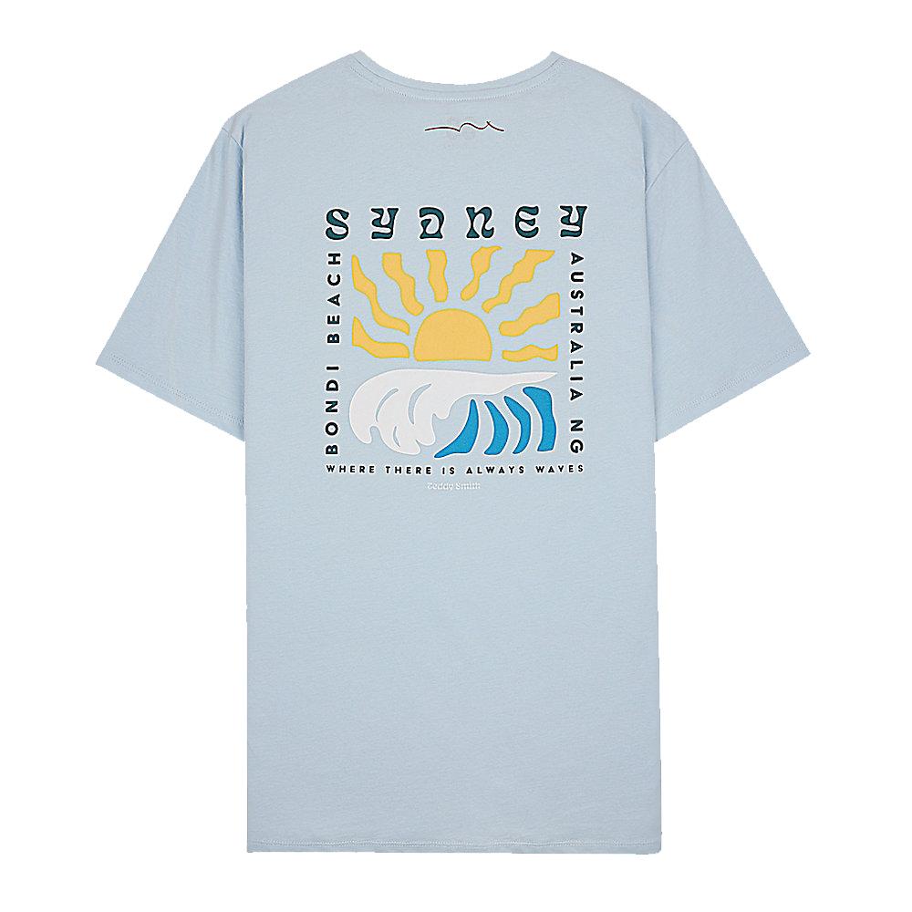 Teddy Smith T-shirt Bleu Homme Teddy Smith Sydney