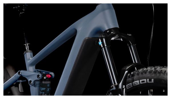 VTT Électrique Tout-Suspendu Cube Stereo Hybrid One44 Pro 800 Shimano Cues 11V 800 Wh 29'' Bleu Gris Ink 2025
