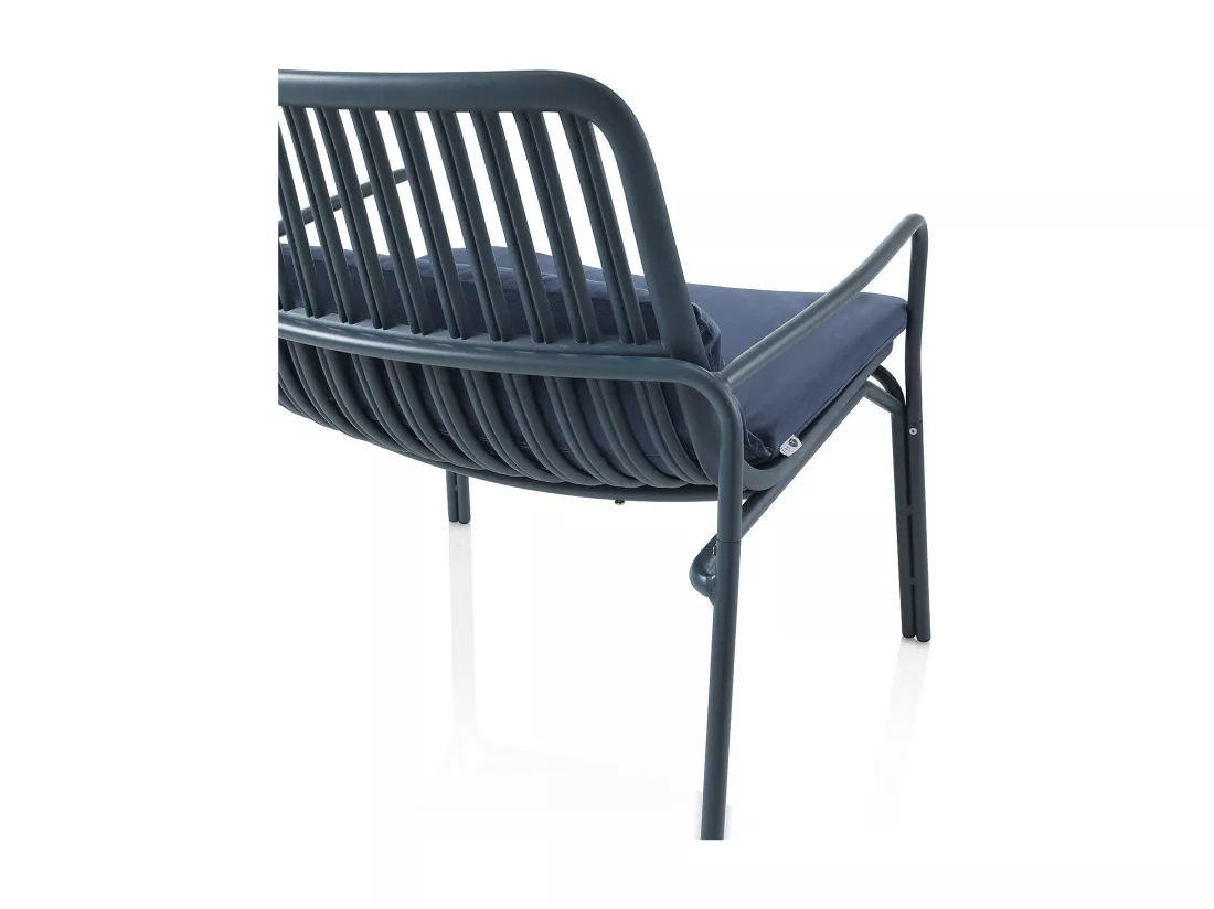 Set de 2 Chaises d'intérieur/extérieur AGNES bleu