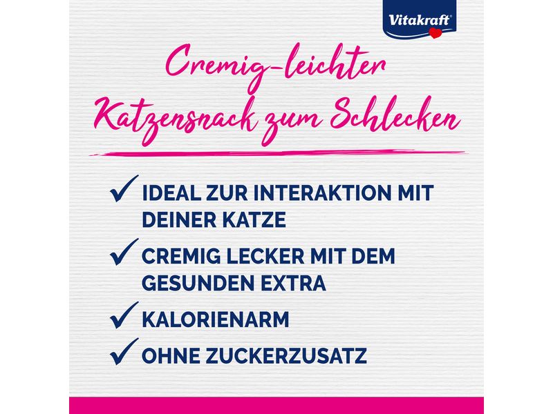 Vitakraft Cat Liquid Leberwurst und Lachs,, 16 x 15 g Snack für Katzen
