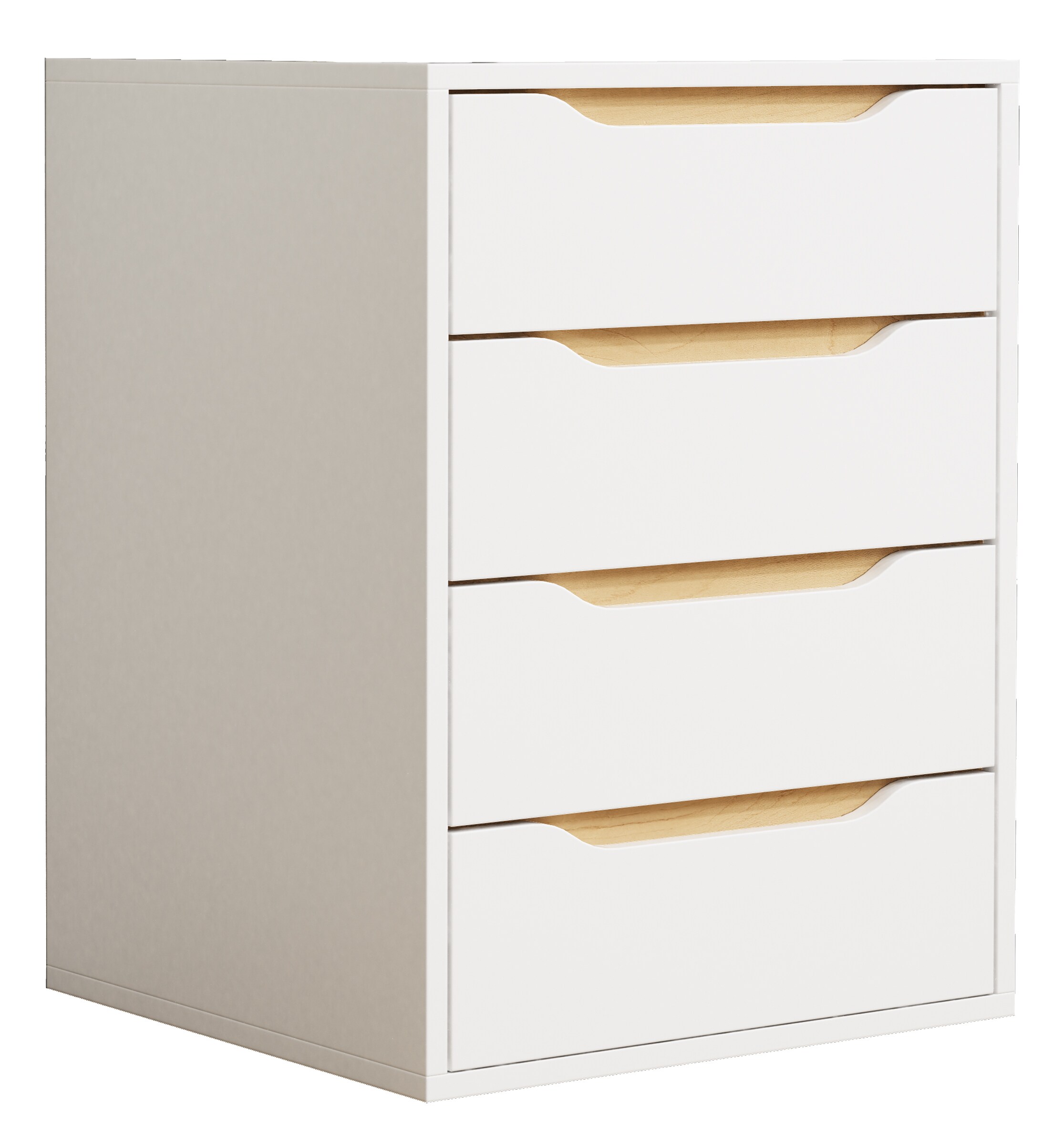 VCM Holz Nachtschrank Beistelltisch Schublade Konsole Nachttisch Malira M