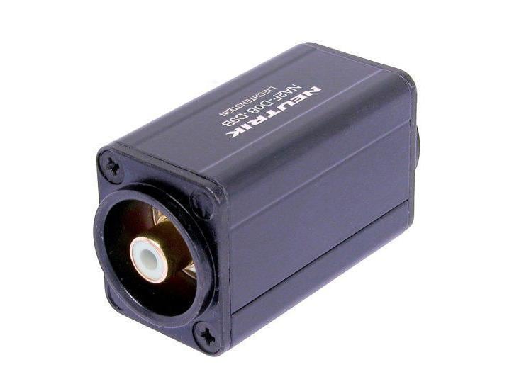 Neutrik Audio-Adapter NA2BBNC-D9B BNC - Cinch Adapter