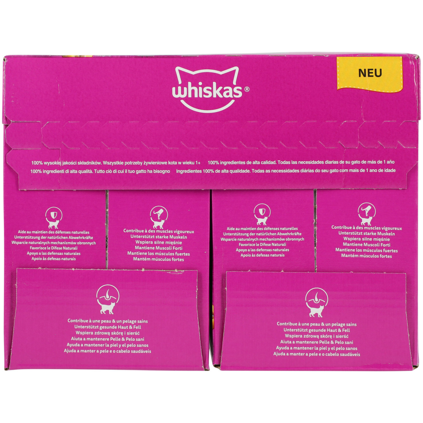 Whiskas 1+ Geflügel in Sauce 24x85g