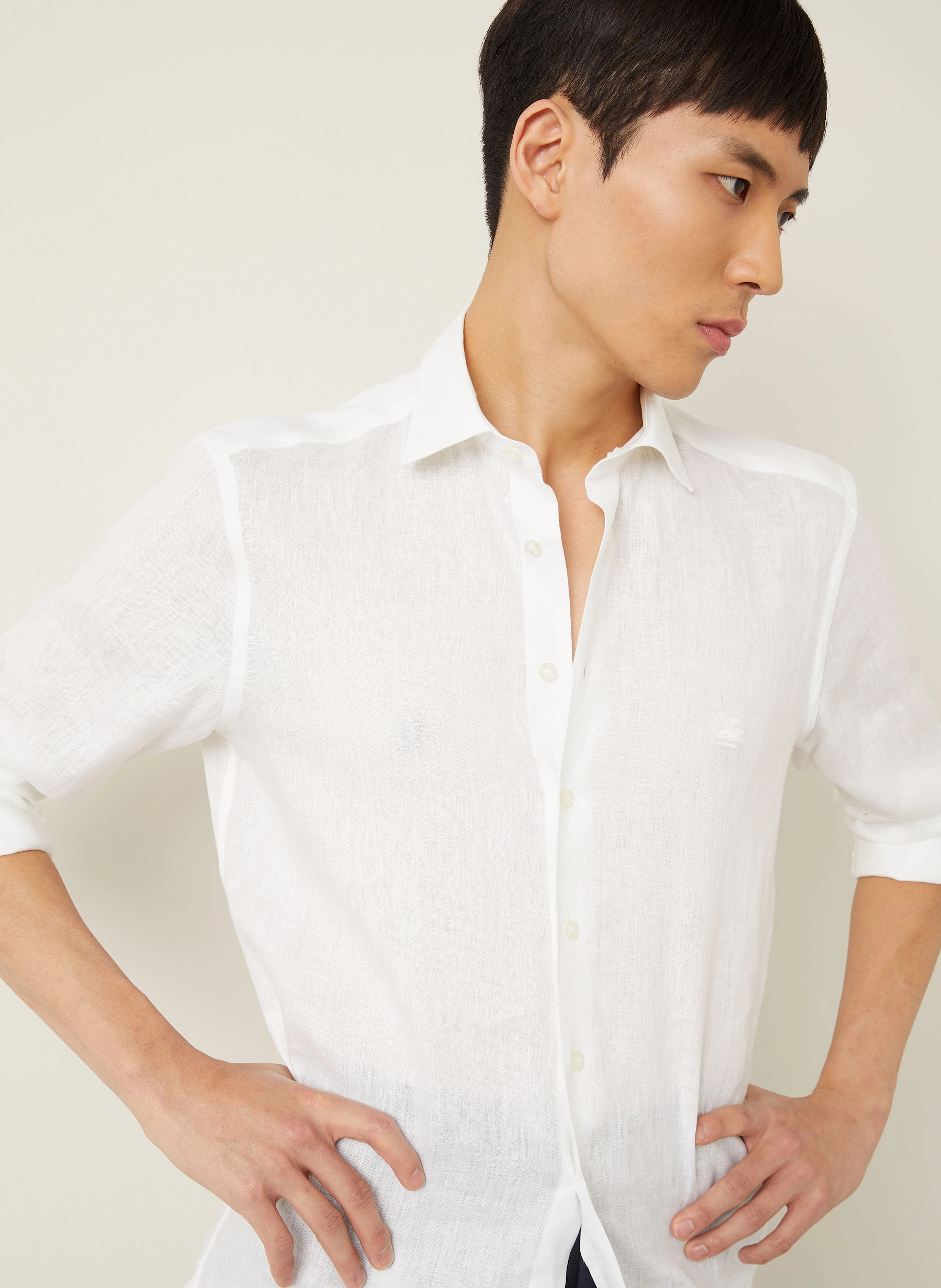 ETRO Leinenhemd Regular Fit
