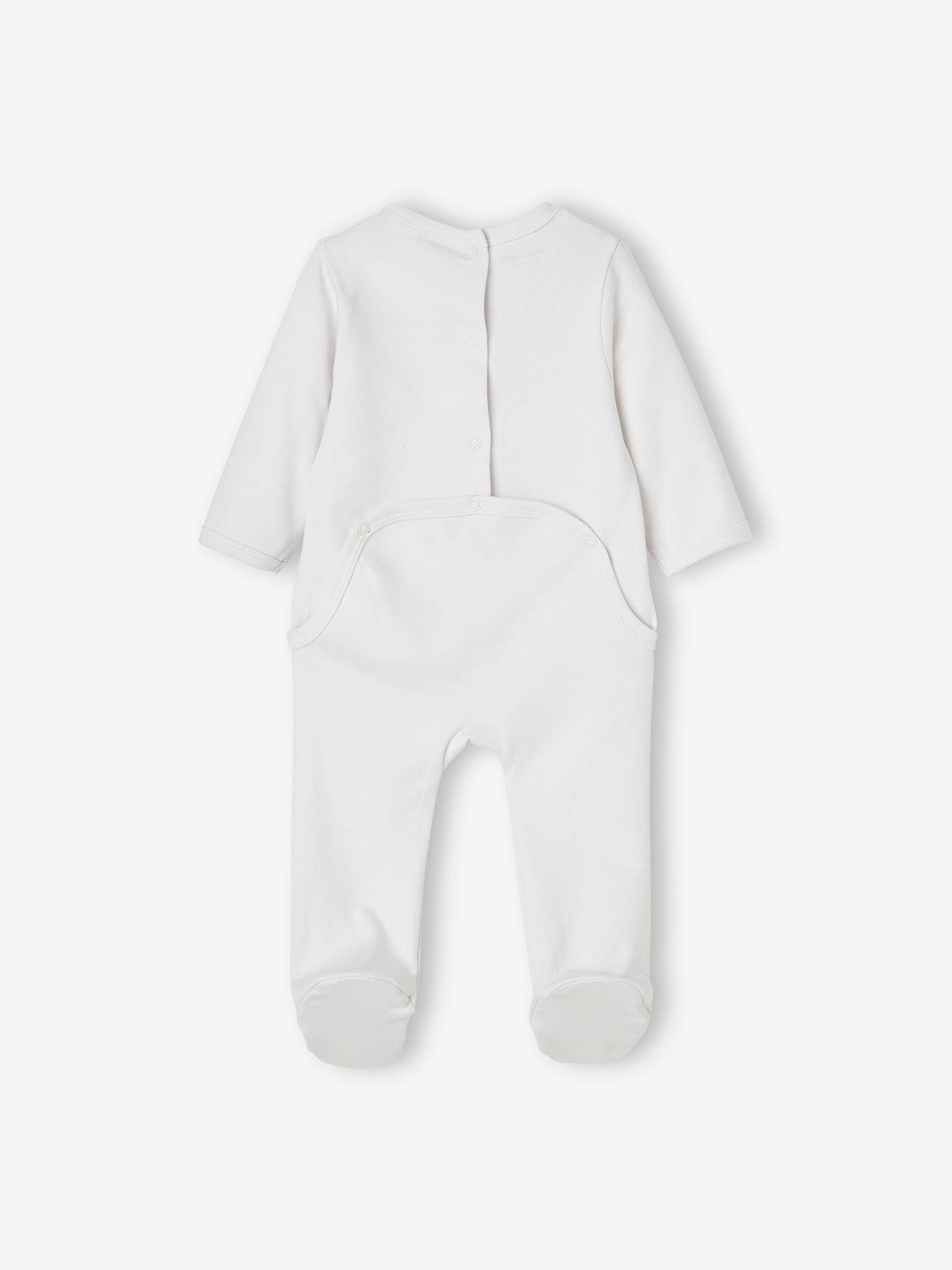 Conjunto com 2 macacões de algodão para bebê menino, azul médio, bicolor/multicolorido.