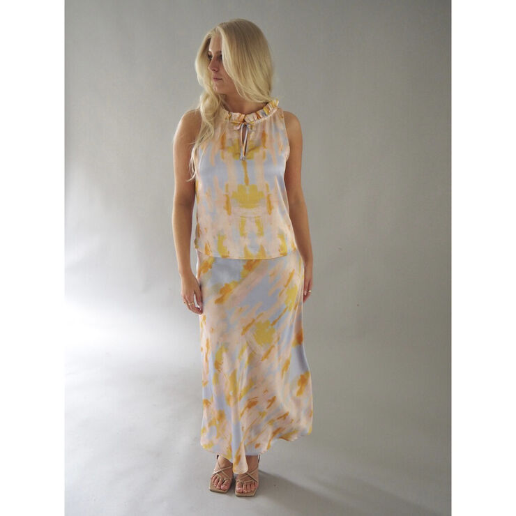 A-VIEW Carry long skirt Rose/blue